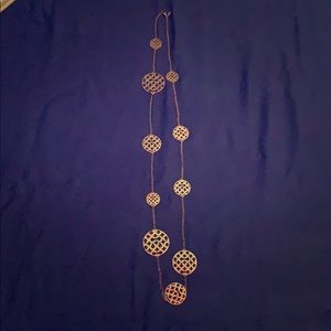 Coach Stirling Silver Long Necklace